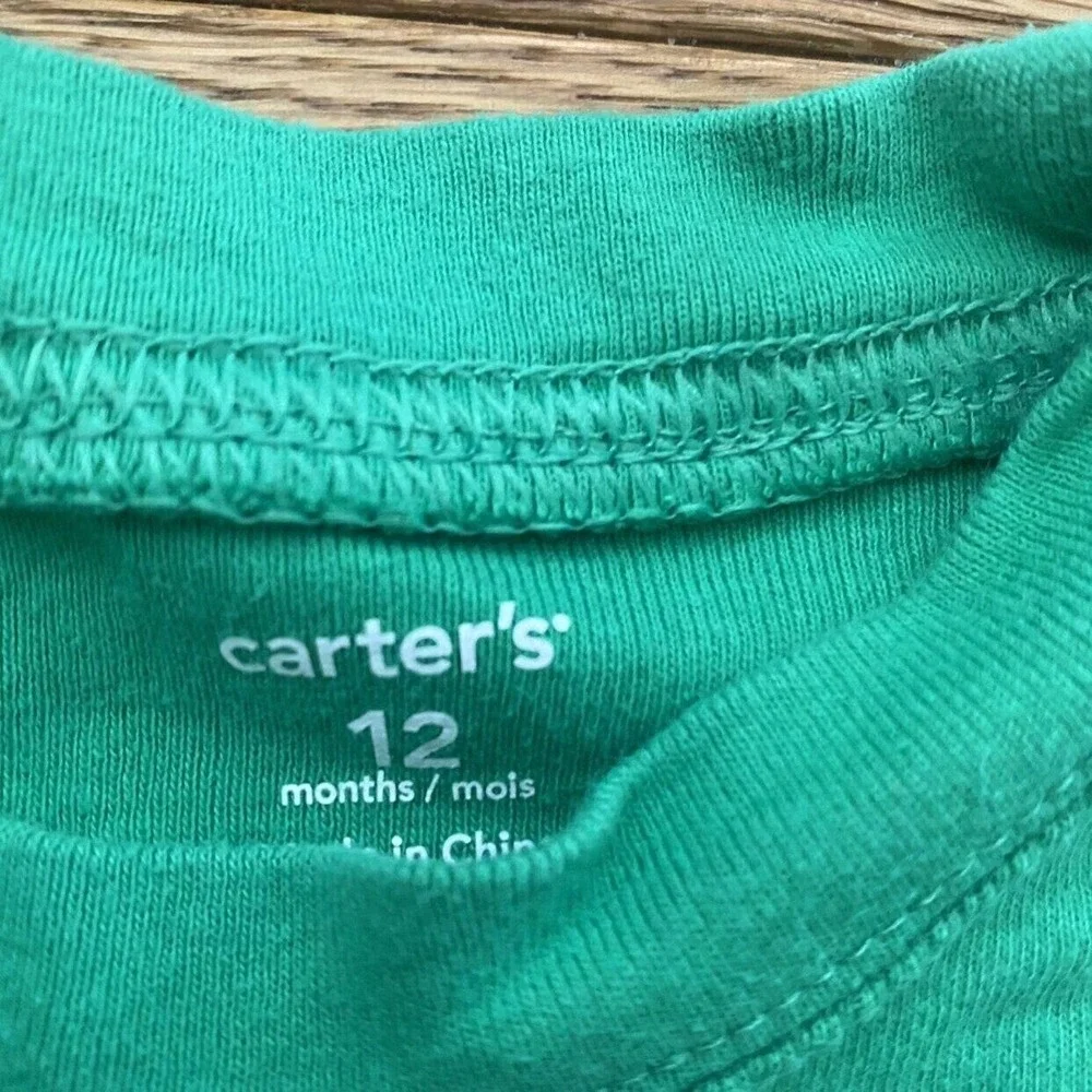 Carter's 2 Piece St.‎ Patrick's Day Outfit Size 12 Mo